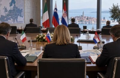 Встреча представителей Италии, Словении и Хорватии